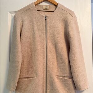 Aritzia Wilfred Cream Wool Jacket